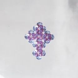  - Brooch Noga -  - Laiton argenté